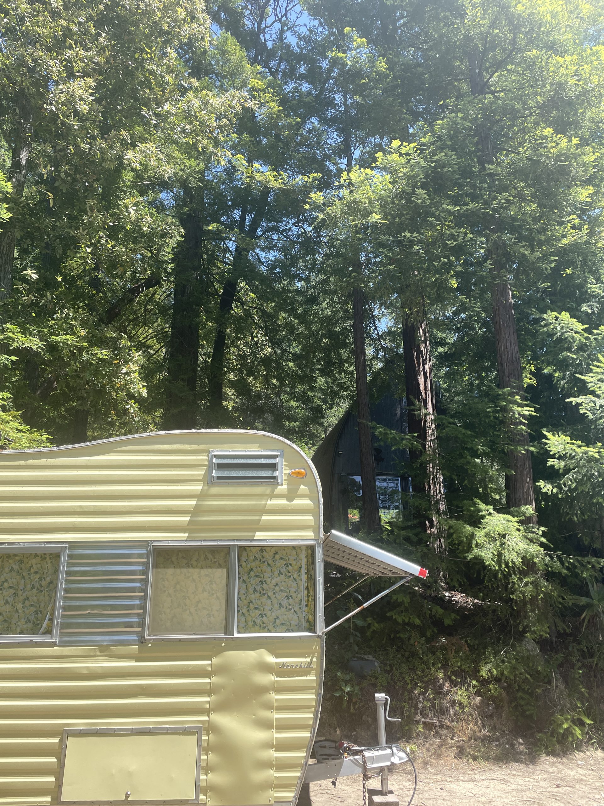 Trailer and house